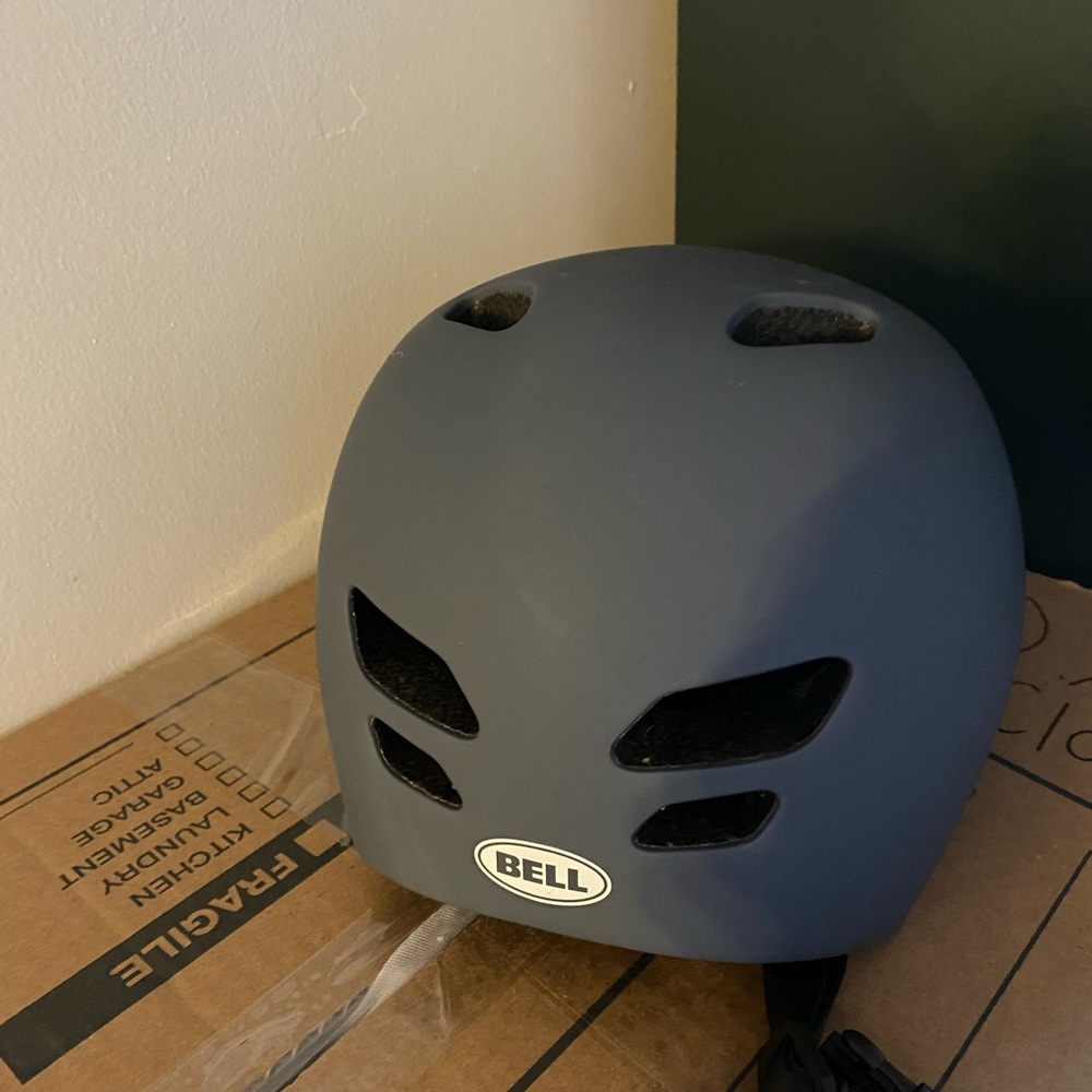 Grey Bike Helmet (Bell brand)